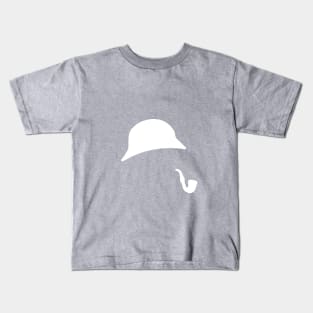 Minimalist Sherlock Holmes Kids T-Shirt